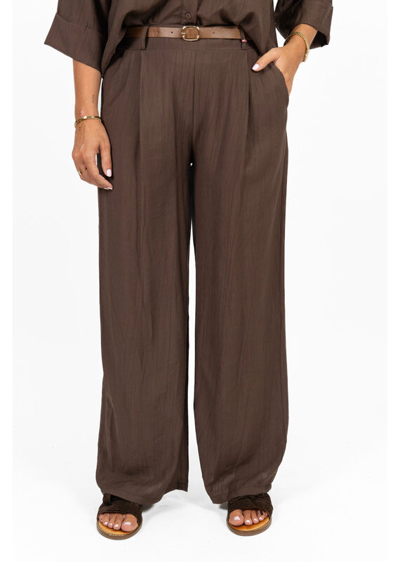 21Jewelz Pantalon met ceintuurtje - bruin