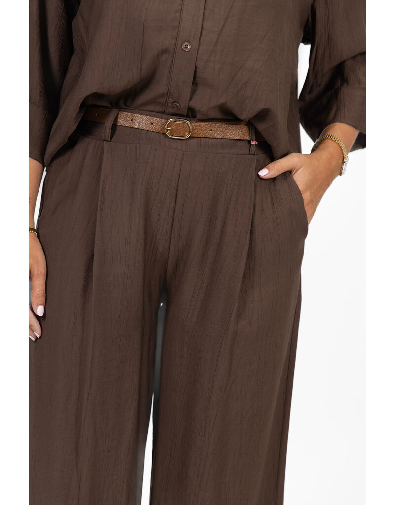 21Jewelz Pantalon met ceintuurtje - bruin