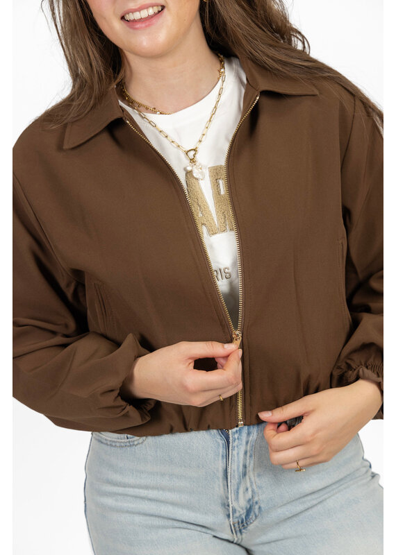 21Jewelz Cropped bomberjasje