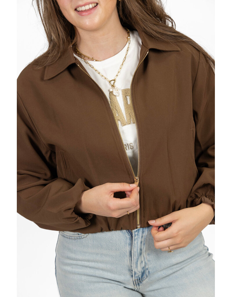 21Jewelz Cropped bomberjasje