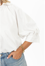 21Jewelz Cropped balloon blouse - wit