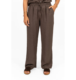 21Jewelz Luchtige zomer pantalon met koordje - bruin