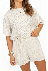 21Jewelz Co ord set met patroon - ecru
