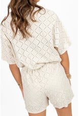 21Jewelz Co ord set met patroon - ecru