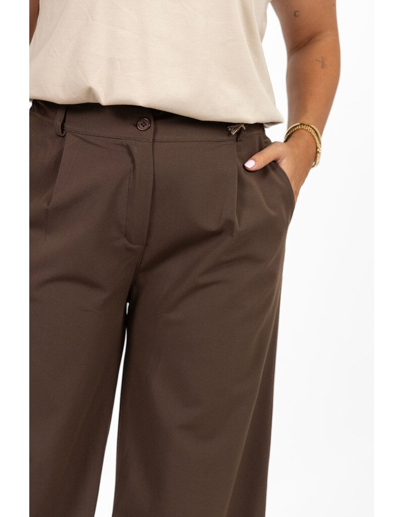 21Jewelz Pantalon met streep - bruin
