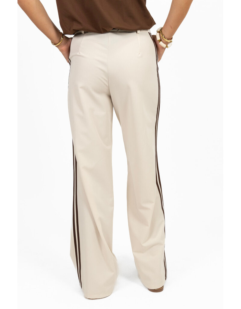 21Jewelz Pantalon met streep - beige