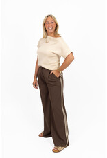 21Jewelz Effen truitje met boothals - beige