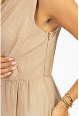 21Jewelz One shoulder jurk - beige