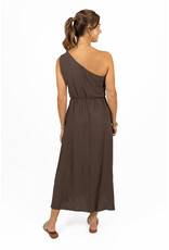 21Jewelz One shoulder jurk - bruin