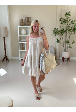 21Jewelz Mousseline zomer jurkje - beige
