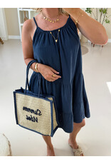21Jewelz Mousseline zomer jurkje - donkerblauw