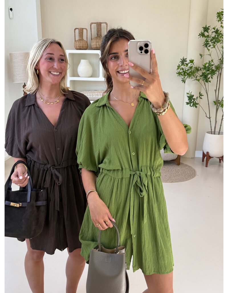 21Jewelz Jurkje met taillekoord - groen