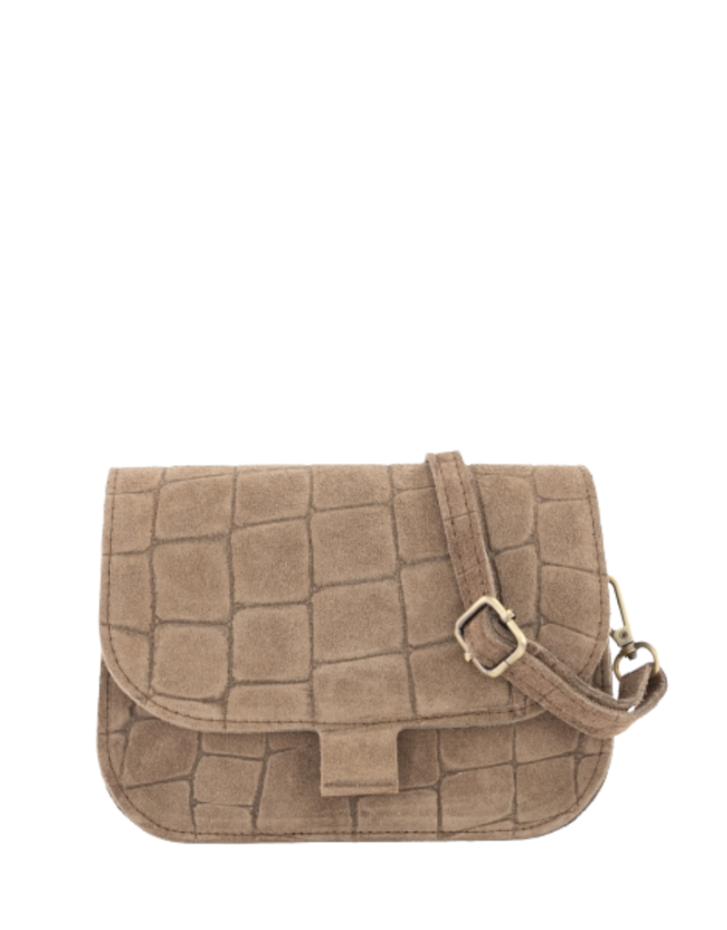 21Jewelz Casual tas - croco taupe