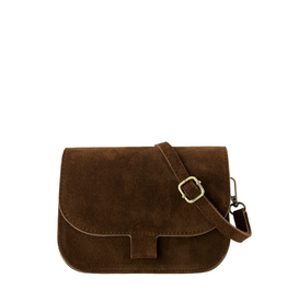 21Jewelz Casual tas - suede donkerbruin