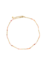 21Jewelz Ketting met kraaltjes - goud/roze