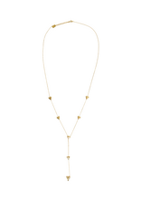 21Jewelz Extra lange ketting met hartjes - goud