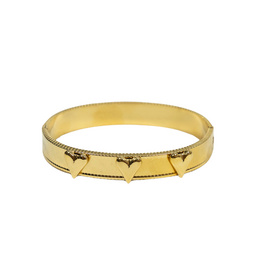 21Jewelz Bangle met 3 hartjes - goud