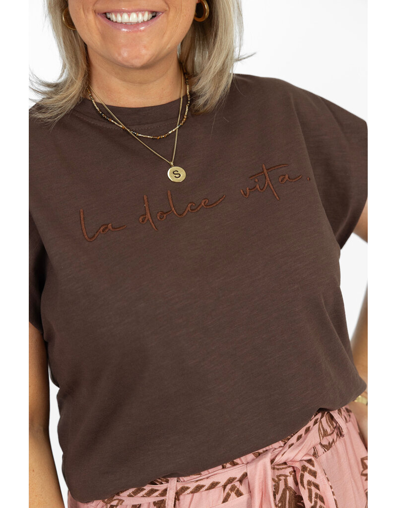 21Jewelz Top La dolce vita - bruin