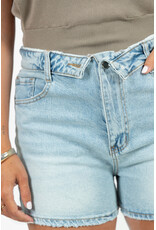 21Jewelz Jeans short met omgeslagen tailleband - blauw