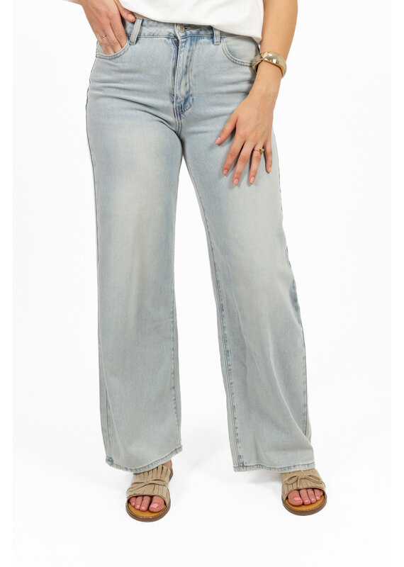 21Jewelz Basic stretch wide leg jeans super stretch