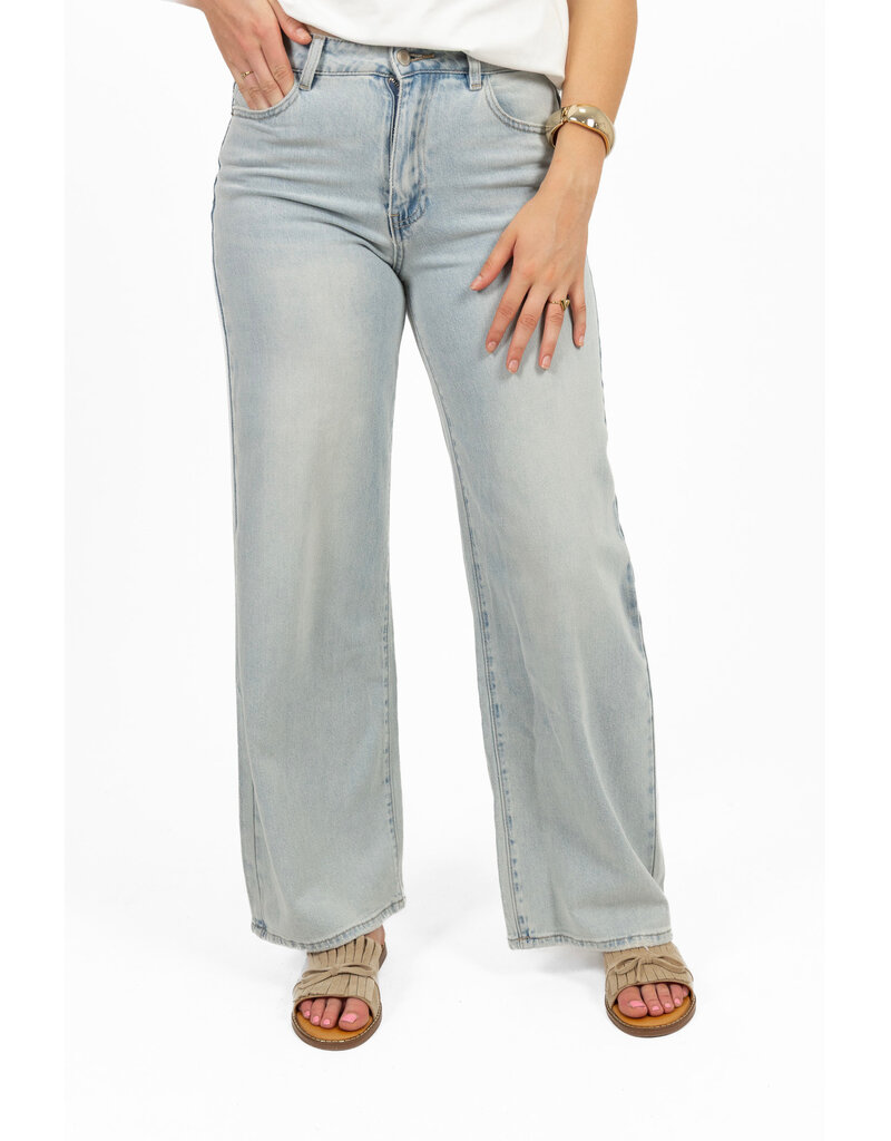 21Jewelz Basic stretch wide leg jeans super stretch
