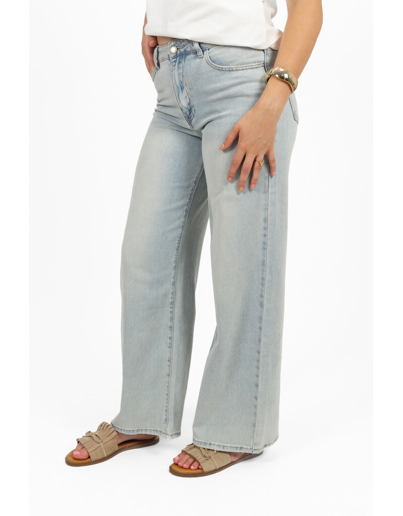 21Jewelz Basic stretch wide leg jeans super stretch