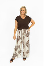21Jewelz Mouwloze glitter top - bruin