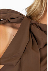 21Jewelz Halter top met strik - bruin
