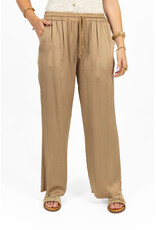 21Jewelz Satijn-look pantalon met koordje - beige