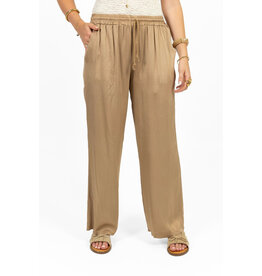 21Jewelz Satijn-look pantalon met koordje - beige