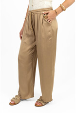 21Jewelz Satijn-look pantalon met koordje - beige