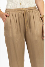 21Jewelz Satijn-look pantalon met koordje - beige