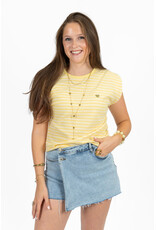 21Jewelz Overslag shortje met dubbele knoop -  blauw