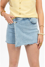 21Jewelz Overslag shortje met dubbele knoop -  blauw