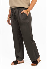 21Jewelz Satijn-look pantalon met koordje - bruin
