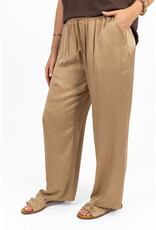 21Jewelz Satijn-look pantalon met koordje - beige