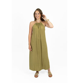 21Jewelz Halter jurk met strikdetail - groen