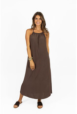 21Jewelz Halter jurk met strikdetail - bruin