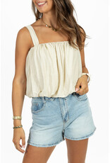 21Jewelz Top met pofeffect - ecru