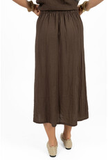 21Jewelz Effen maxi rok met naden - bruin