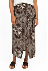 21Jewelz Wikkelrok met zomerse print - bruin/ecru