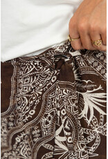 21Jewelz Wikkelrok met zomerse print - bruin