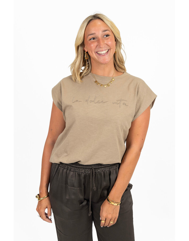 21Jewelz Top La dolce vita - beige