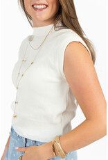 21Jewelz Basic zomer top - wit