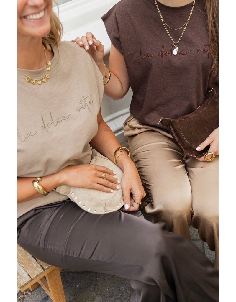 21Jewelz Top La dolce vita - beige
