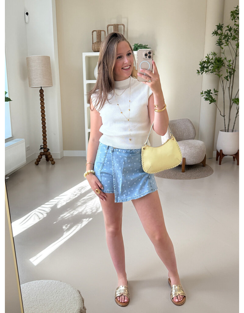 21Jewelz Basic zomer top - wit