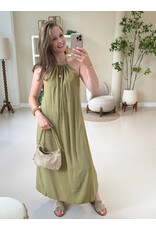 21Jewelz Halter jurk met strikdetail - groen