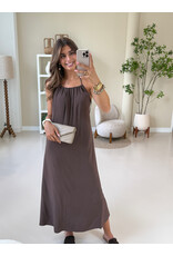 21Jewelz Halter jurk met strikdetail - bruin