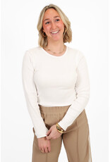 21Jewelz Basic rib longsleeve - wit