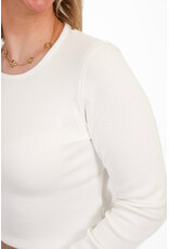 21Jewelz Basic rib longsleeve - wit
